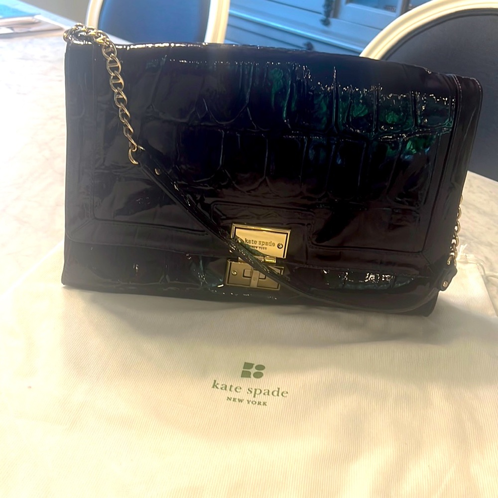 Kate Spade patent handbag
